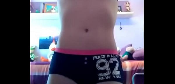  Sexy girl showing body